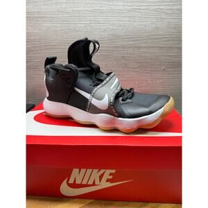 Nike React Hyperset Mens Black White Gum Light Brown Volleyball Shoes Size 8